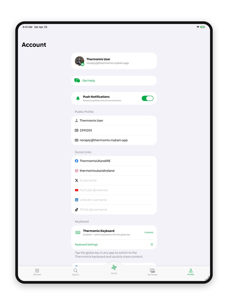 iPad screenshot
