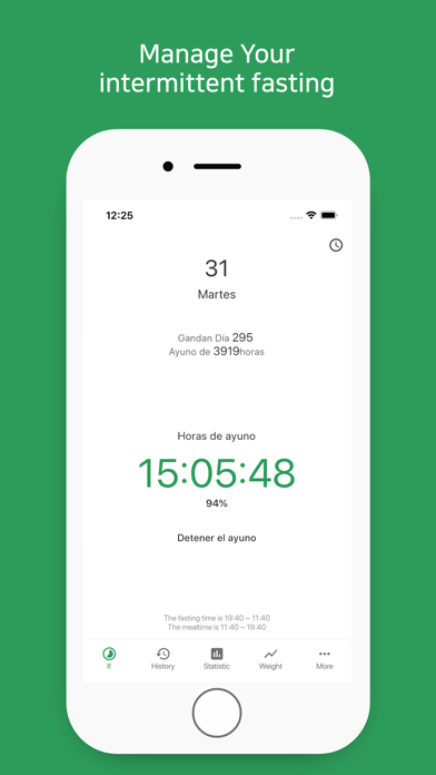 SimFast: Fasting Tracker Screenshot