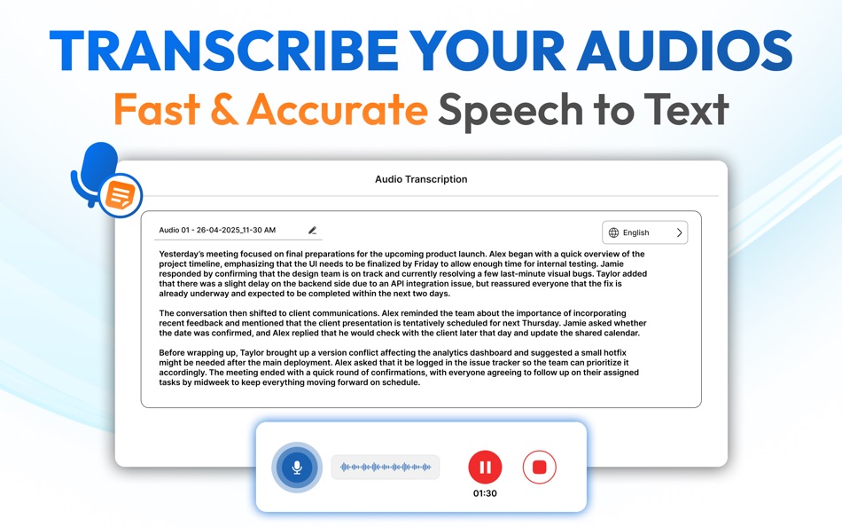 #4. Ai Transcribe Voice Notes (macOS) بواسطة: Sameer Sultan
