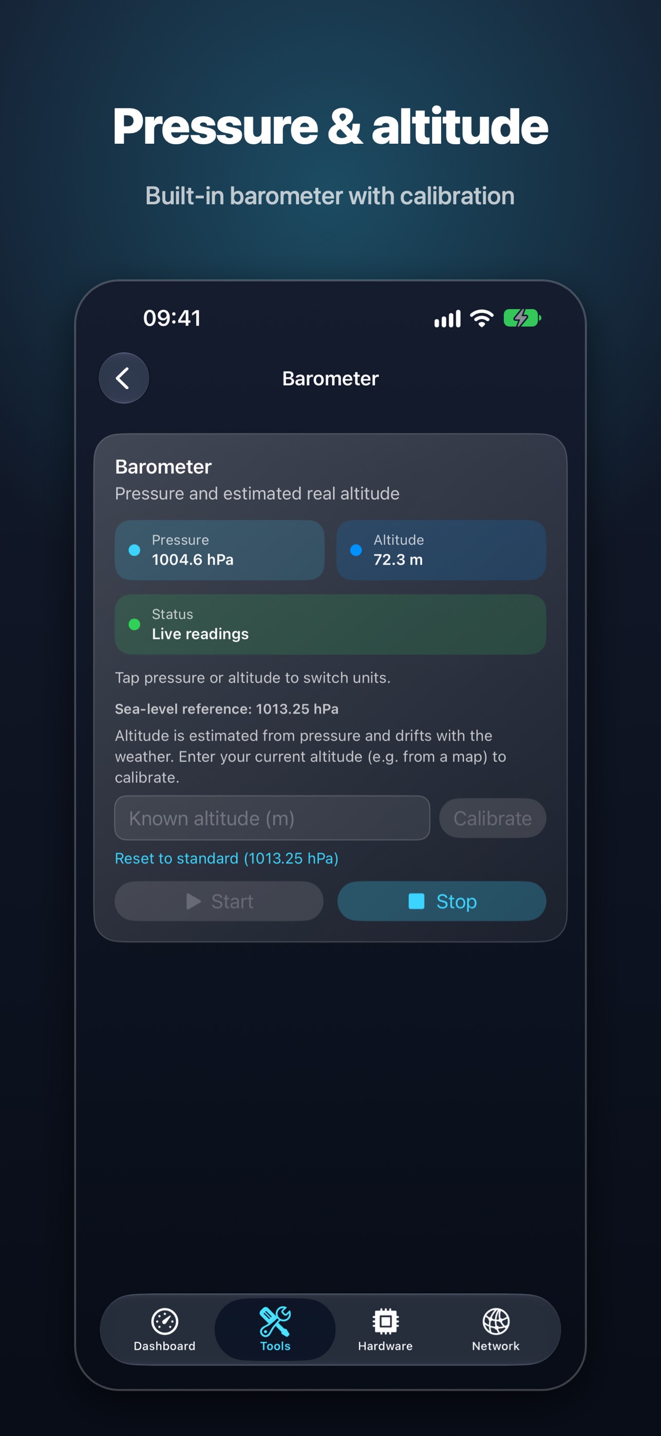 Screenshot 1 of Measurio: Phone Toolkit