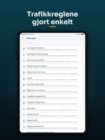 Teoriprøven 2026: Bil klasse B iPad screenshot