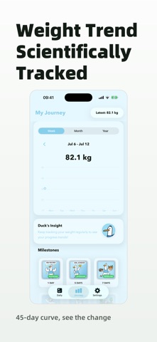 WuDuck - Weight loss buddy iPhone screenshot