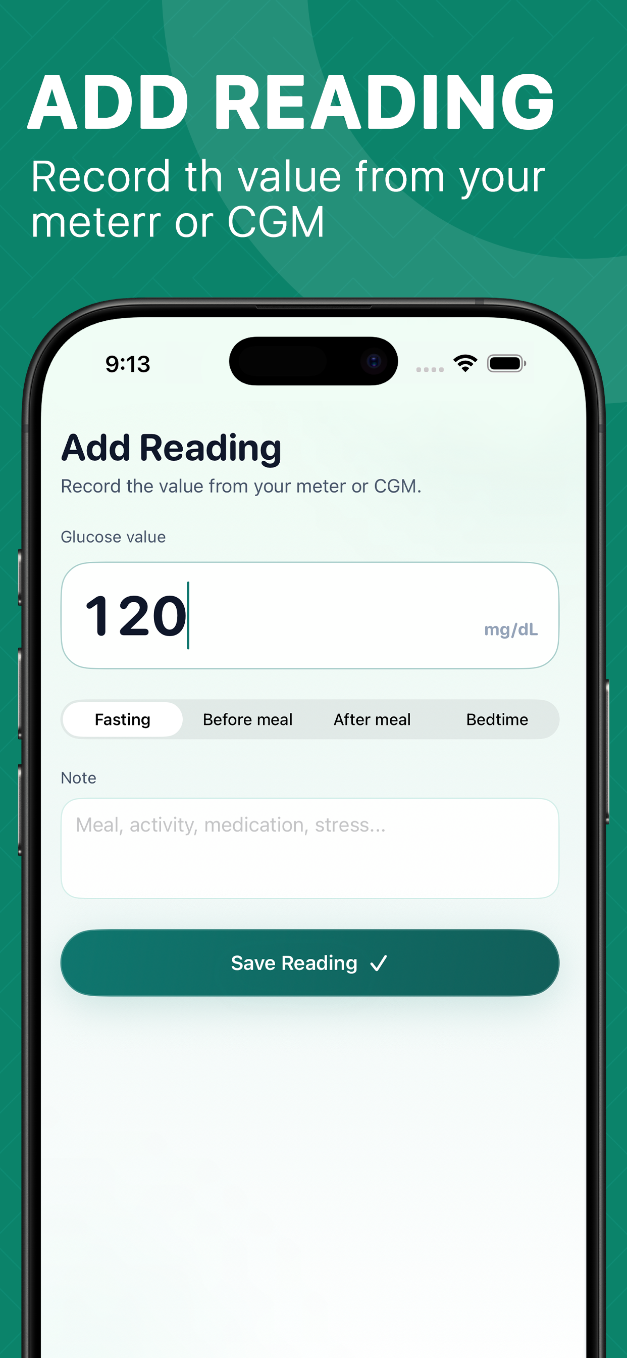 Blood Sugar Tracker : Log screenshot 6