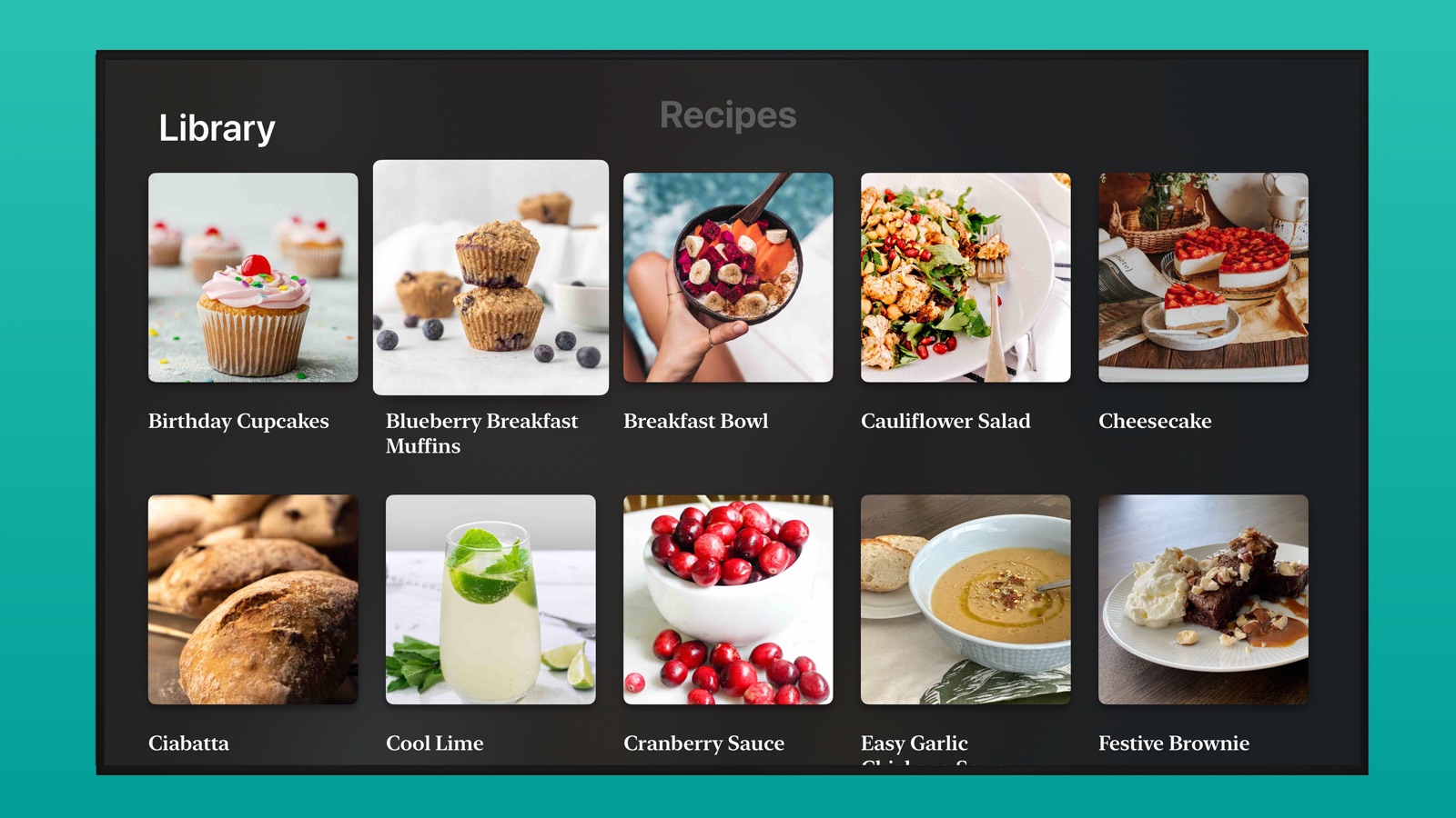 Ambre: Recipe Book & Organizer apple_tv screenshot 2
