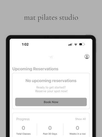 Cue Pilates iPad screenshot