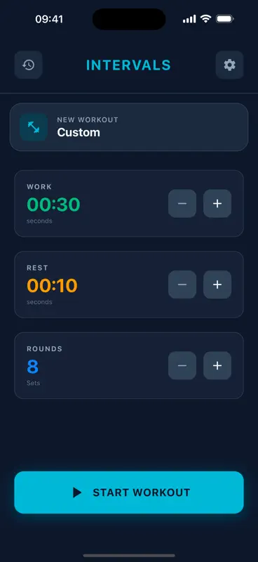 Temporizador HIIT Tabata screenshot 1 of 6