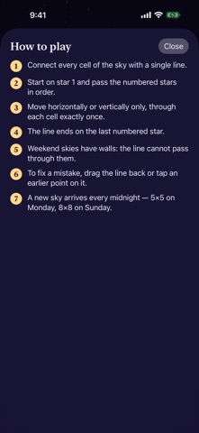 Vespera: Daily Star Puzzle screenshot 3