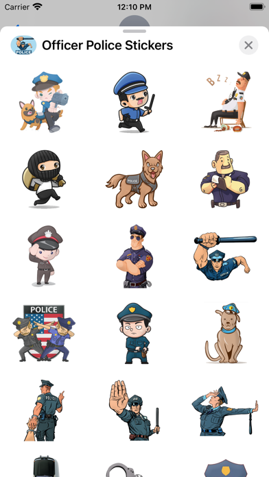 Screenshot #3 pour Officer Police Stickers