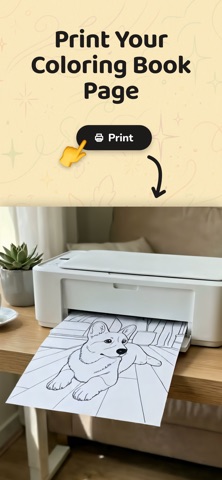 Coloring Pages by Linify iPhone screenshot