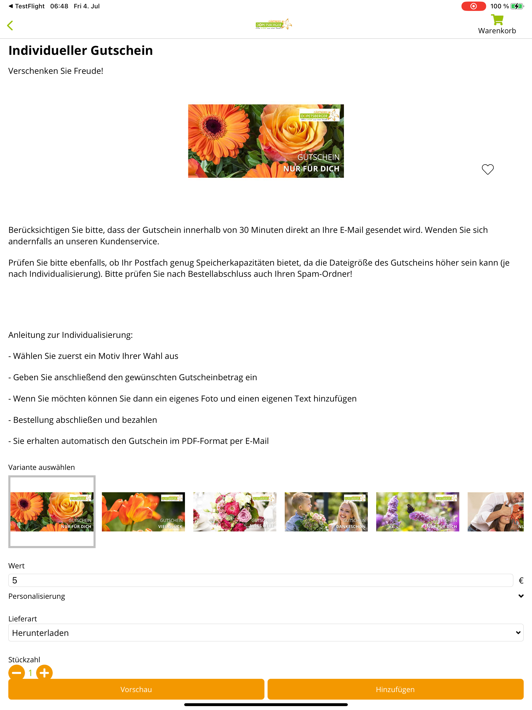 Erlebnisgärtnerei Dopetsberger screenshot 9