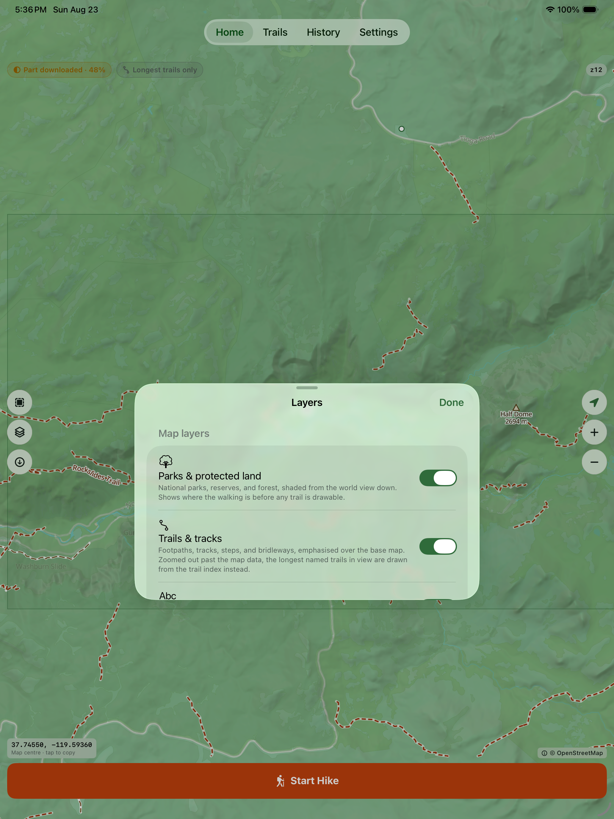 HikeGPS: Offline Trail Maps screenshot 15