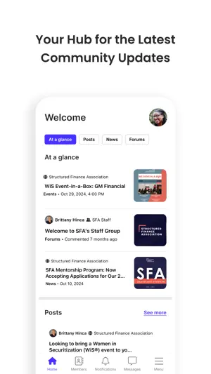 SFA Member Hub screenshot 1