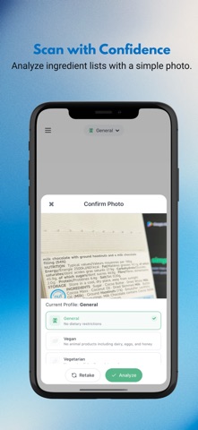 BiteSight - Diet Food Scanner iPhone screenshot
