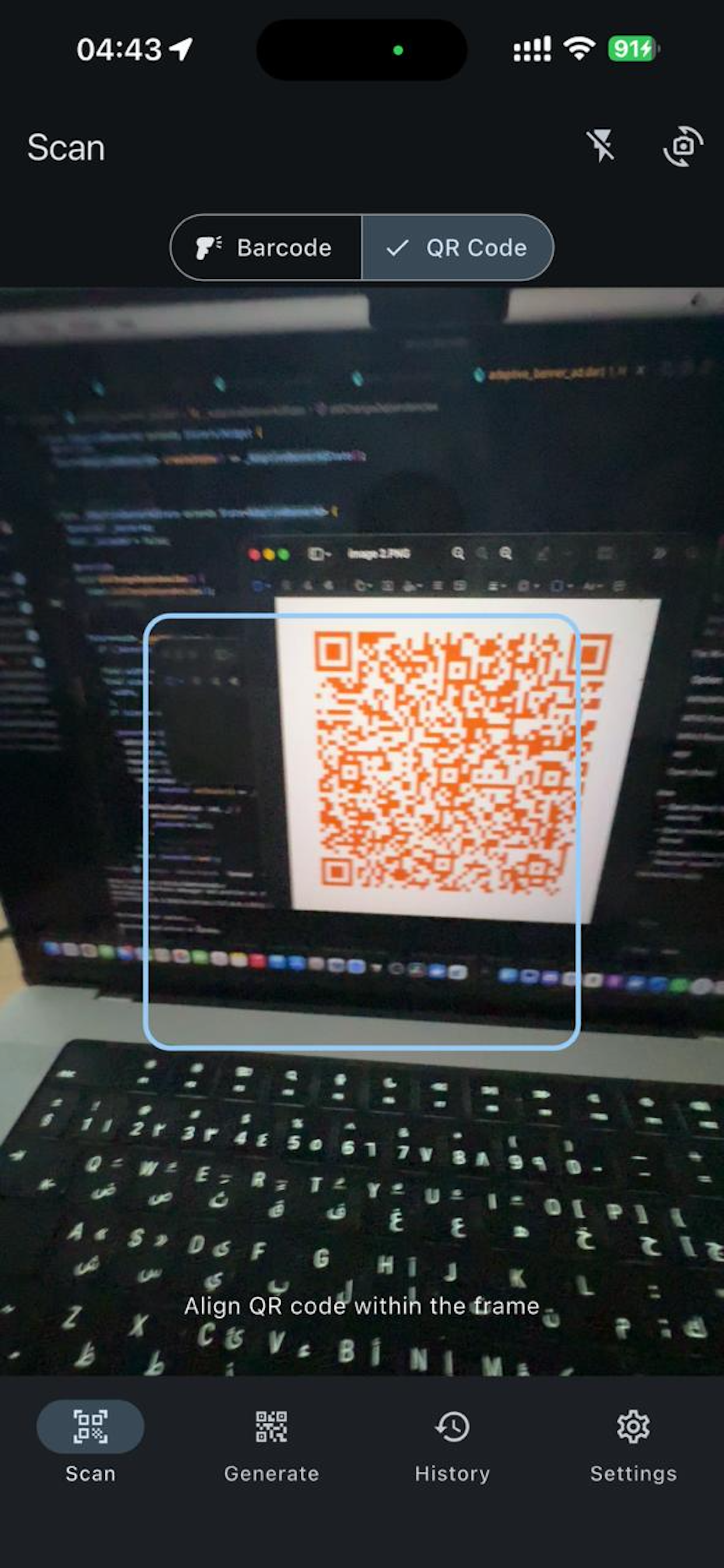 QByte: Barcode Scanner screenshot 3