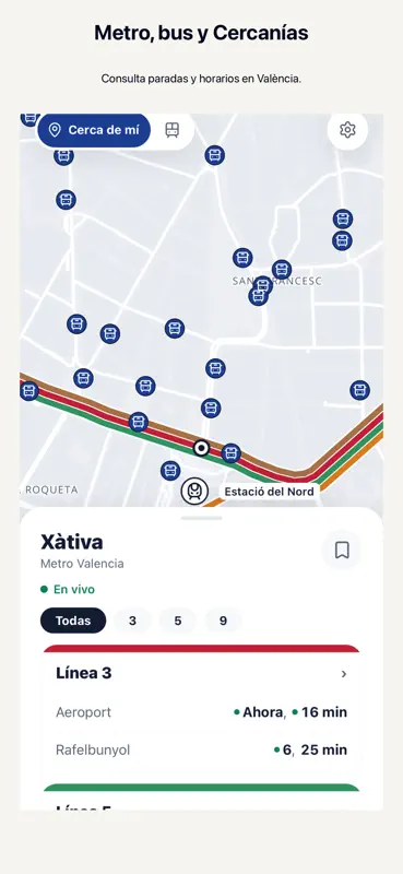Transporte Valencia screenshot 1 of 3