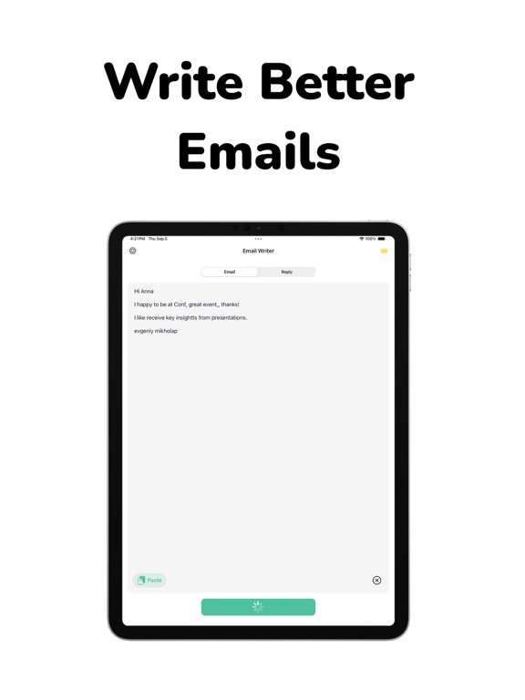 Screenshot #4 pour AI Email: Writer Assistant