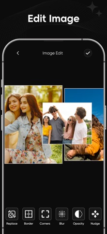 Carousel AI Collage Maker Grid iPhone screenshot
