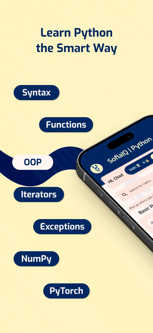 #2. SofiaIQ: Python Coding Mastery (iOS) di: Fida Eshad
