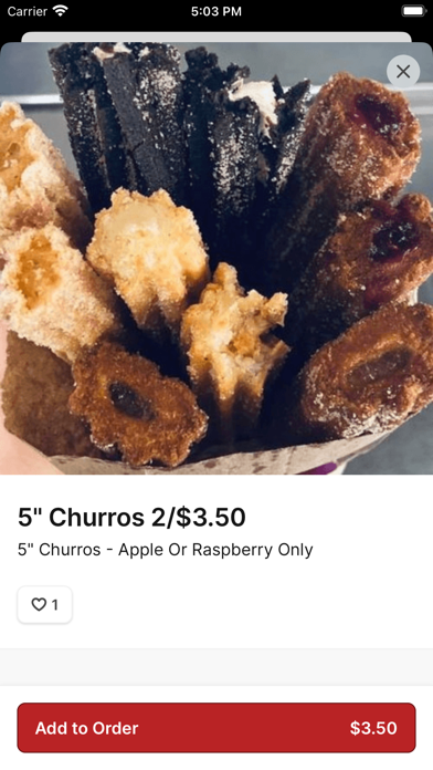 The Churro Spot iPhone screenshot 4 - Food & Drink app