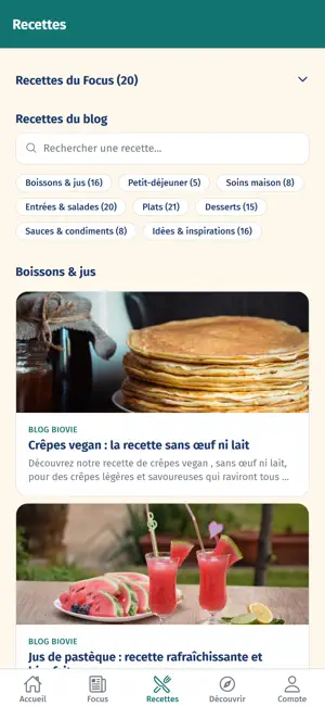 Biovie – Alimentation vivante screenshot 3