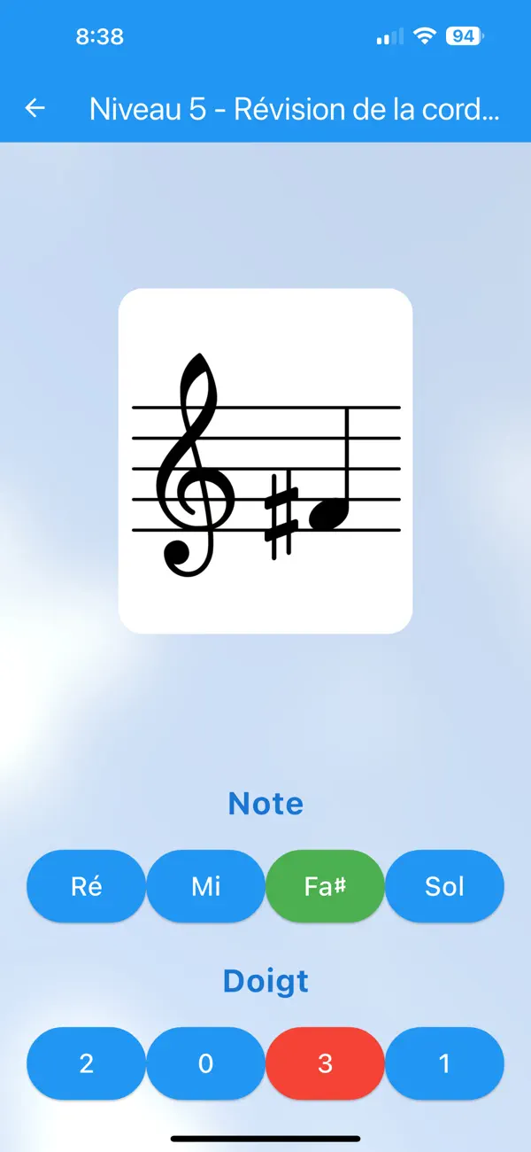 Screenshot #1 pour String Note Tutor