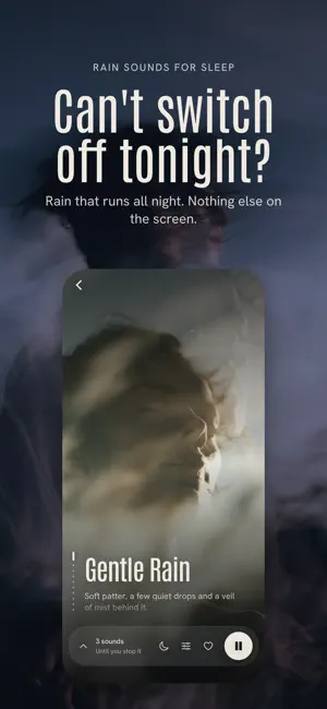 Tropf: Rain Sounds for Sleep screenshot 1