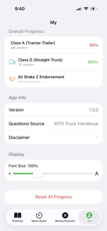 Ontario Truck Permit Test Prep screenshot 4 of 4