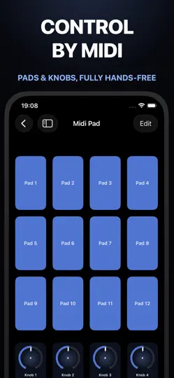 Screenshot von NAM Loader Pedal: AUv3 Plugin auf dem iPhone 3