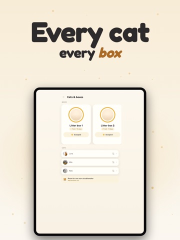 CatLitter: Litter Box Reminder iPad screenshot