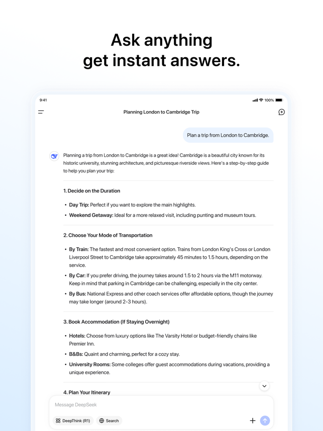 ‎DeepSeek - KI-Assistent Screenshot