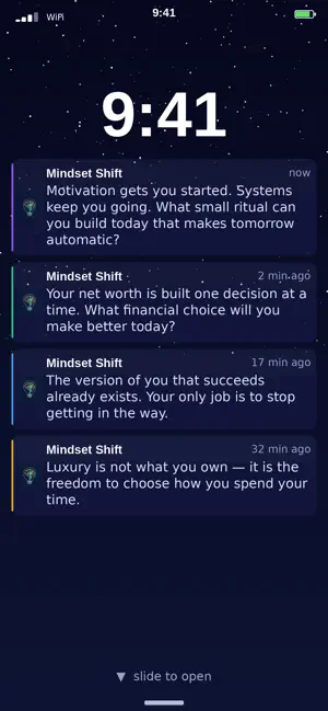 Mindset Shift: Wealth & Habits screenshot 1