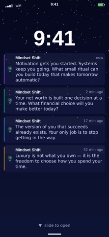 Mindset Shift: Wealth & Habits Screenshot 1 of 5