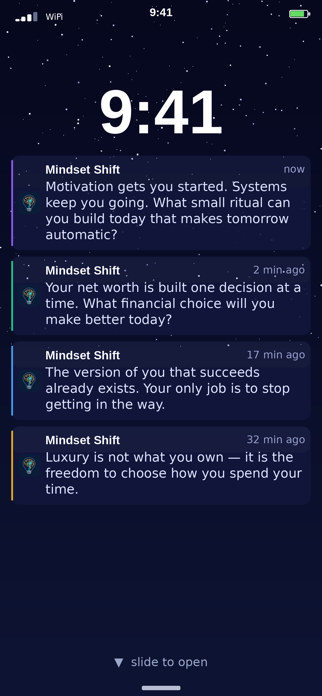 Mindset Shift: Wealth & Habits Screenshot 1 of 5