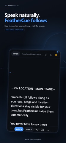 FeatherCue: Teleprompter Screenshot 2 of 5