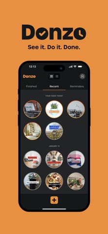 Donzo App iPhone screenshot