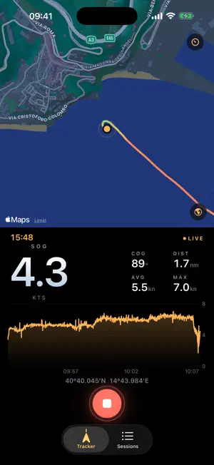 Upwind - Sailing Tracker screenshot 2