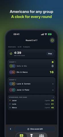 Padelko: Padel Americano Score screenshot 1