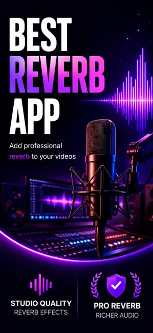 Add Reverb to Video: Echofy screenshot 1