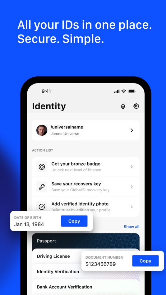 #2. USBC Deposit Token (iOS) 由: Global Id Framework Inc.