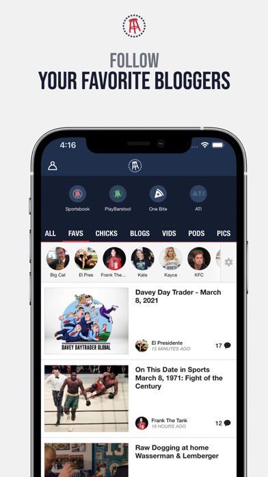 Barstool Sports Screenshot