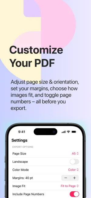 PDF Converter · Photo to PDF screenshot 3