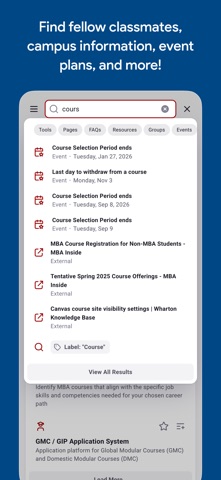MyWharton v2 Screenshot 2 of 7