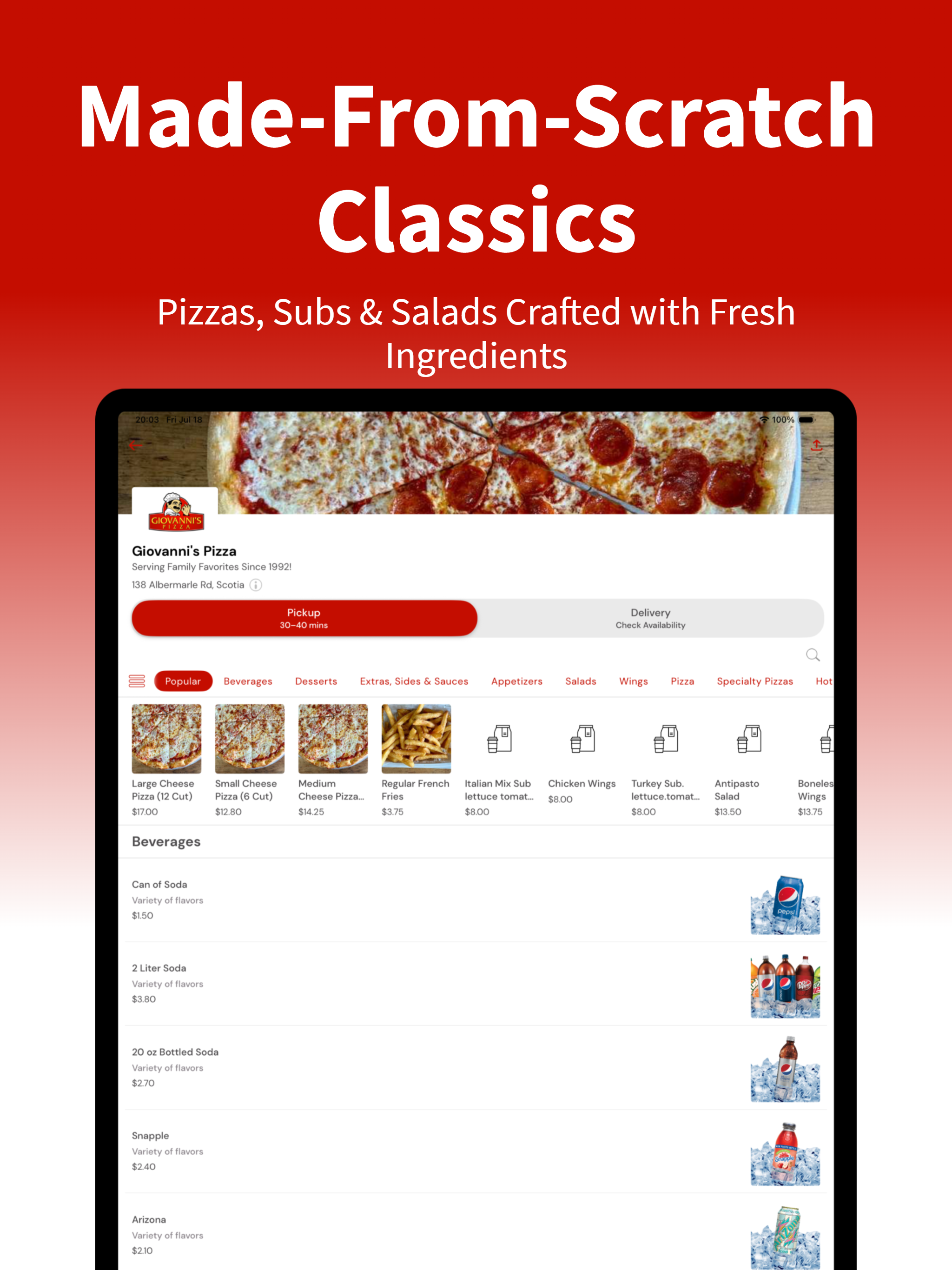 Giovanni's Pizza Scotia