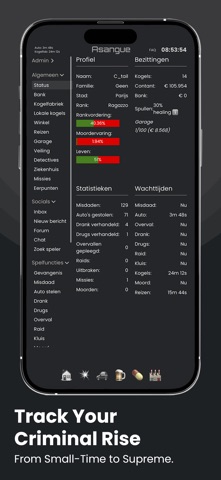 Asangue: Online Maffiaspel screenshot
