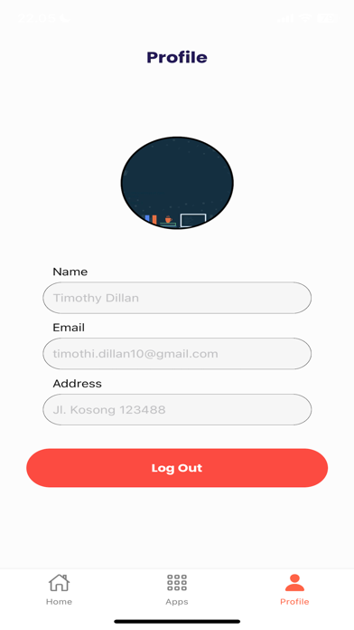 App screenshot