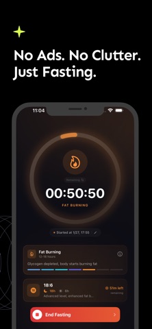 Fastly – Clean Fasting Timer Screenshot 1 of 4