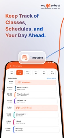 myMschool iPhone screenshot