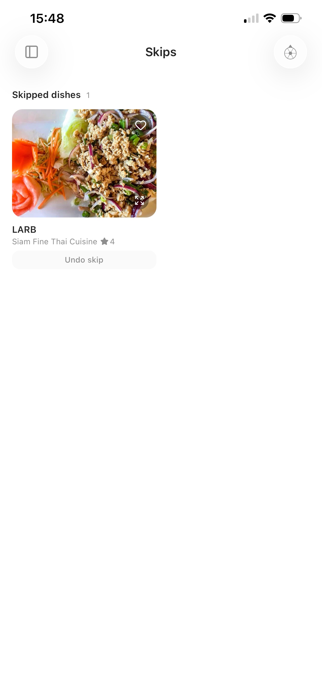 Screenshot 6 of Restaurant Roulette AI