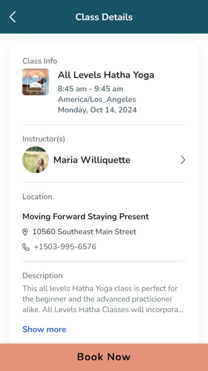 Moving Forward Staying Present