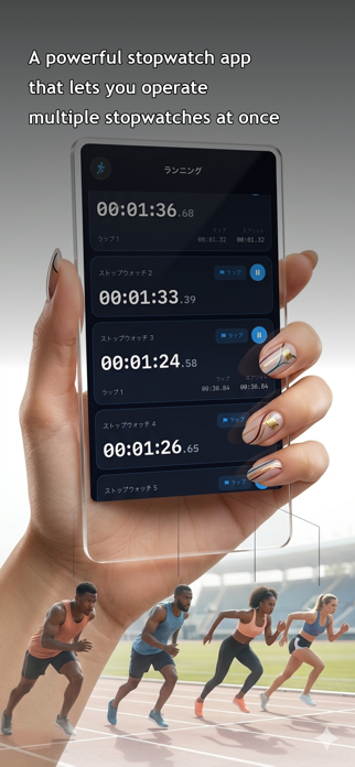Multi Stopwatch Lap Timer Screenshot 1 of 6